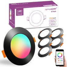 Led Downlights for Ceiling 3 inch 7W for Alexa,Bluetooth Smart Ceiling Spotlights By APP control,Recessed Lights Warm to Daylight White Adjustable