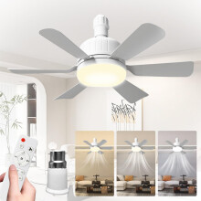 OMUIETIO 46cm Ceiling Fan Light Bulb Bayonet Fitting, Ceilings Fans with Light & Remote Control, Ceiling Fans Lights Dimmable, E27/B22 Ceilings Lamp
