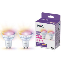 WiZ GU10 Smart LED Glass Bulb – Smart Connected WiFi Works with Alexa,Google Assistant & HomeKit, Dynamic Scenes on App Including Relax Mode, Music
