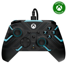 Turtle Beach Rematch Advanced Titan Steel Wired Gaming Controller for Xbox and PC – Glow, Officially Licensed by Xbox, Remappable Buttons, Hall-Effe