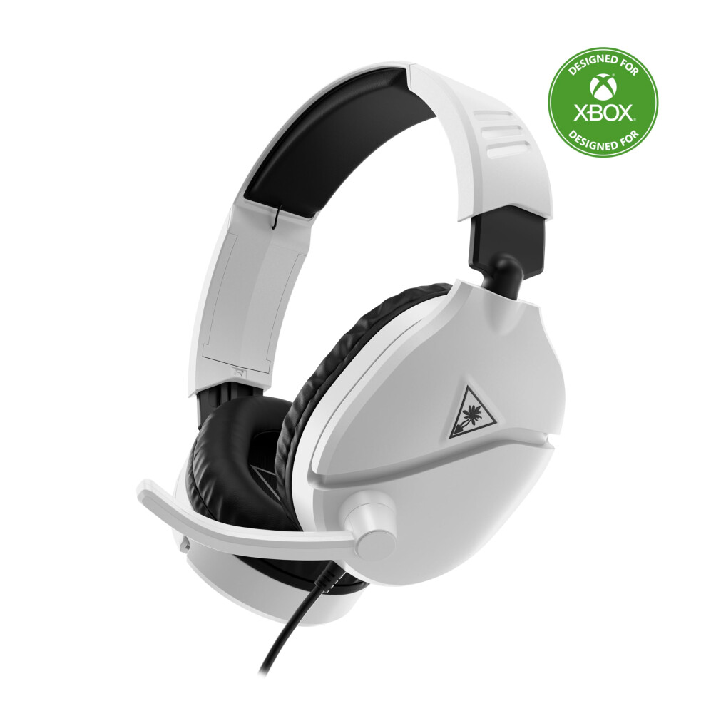 Turtle Beach Recon 70 White Xbox Wired Gaming Headset. Officially Licensed For Xbox Series X Or S And Xbox One