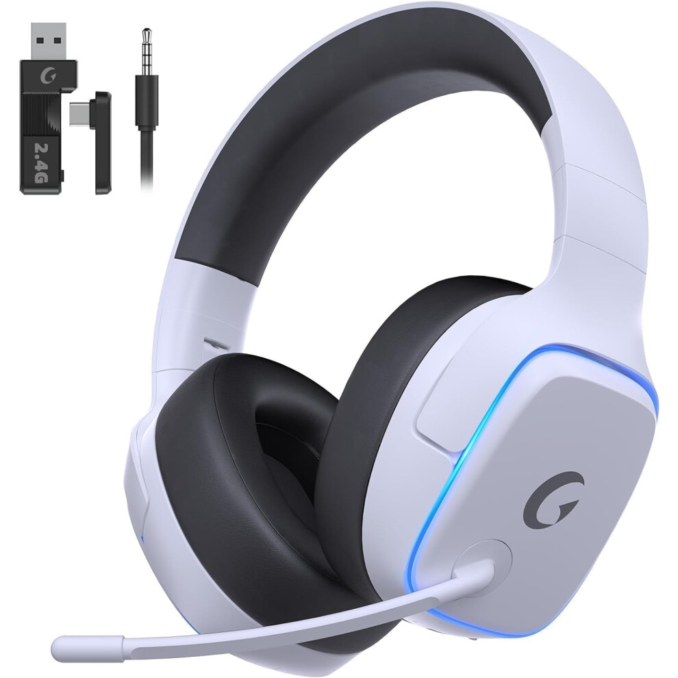 Gvyugke Ps5 Headset Wireless-Gaming Headset For Ps5 Ps4 Pc Switch Mac, 2.4Ghz & Bluetooth 5.3 & Wired Gaming Headphones With Noise Cancelling Mic, 7. 5009249196319