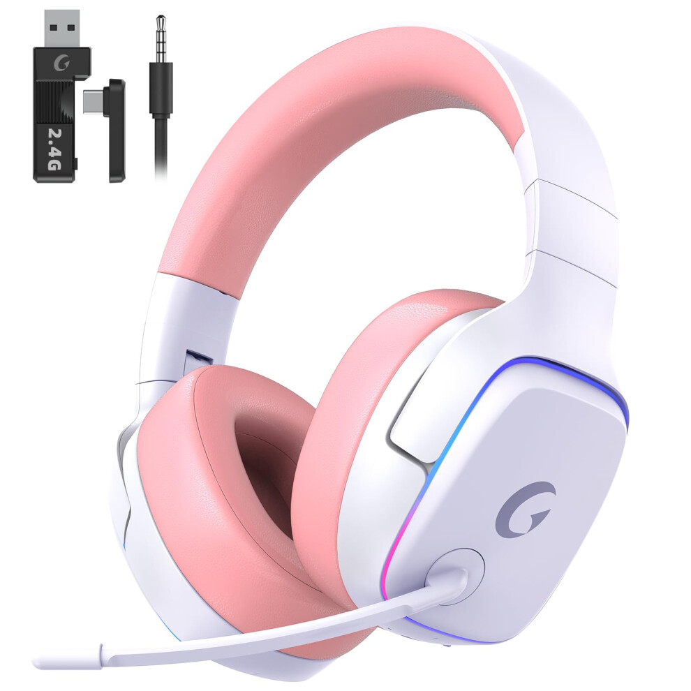 Wireless Gaming Headset, 2.4Ghz Gaming Headphone For Ps5 Ps4 Pc Switch Mac, Bluetooth 5.3 Wireless Headset With Noise Cancelling Mic, 7.1 Surround So 5007946748565