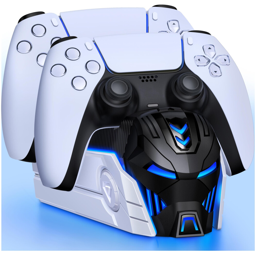 Hellcool Ps5 Controller Charger, Ps5 Charging Station Accessories For Playstation 5 Controller, Docking Station For Edge Controller, Charger Dock Wit 5009555206474