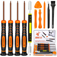 JOREST Cleaning Repair Tool Kit for PS4 PS3 PS5 Xbox One/360, PH0 T6 T8 T10 Torx Security Screwdriver for Controller & Console, with Crowbars Tweezer