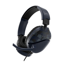 Turtle Beach Recon 70 Camo Blue Wired Multiplatform Gaming Headset for PS5, PS4, Xbox Series X or S, Xbox One and Mobile with 3.5mm Wired Connection,