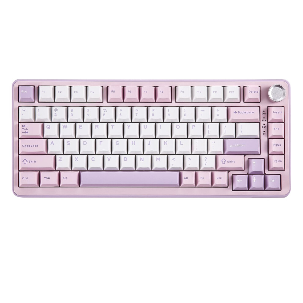 Photos - Laptop Bag YUNZII B75 PRO Wireless Mechanical Keyboard,75 Layout with Knob,Hot Swap Gasket Custom Structure,Creamy Pre-lubed Switches,R