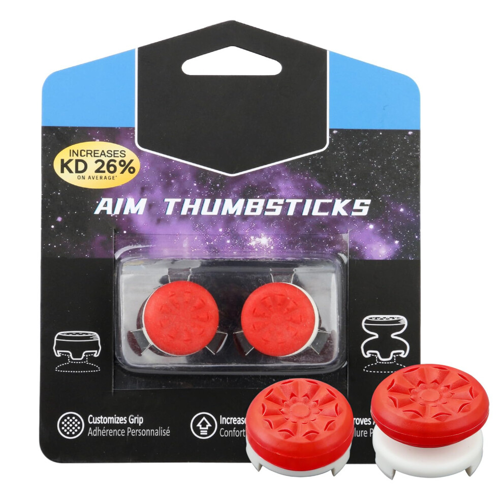 Controller Thumb Grips For Ps4 Ps5, Silicone Joystick Grips Thumb Stick Caps High-Rise & Mid-Rise For Ps4/5 Fps Thumbsticks To Help With Control Aim 5004786811886