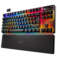 SteelSeries Apex Pro TKL Wireless Gen 3 - Wireless Gaming Keyboard - Adjustable Actuation Hall Effect Switches; Game-Ready Presets - Rapid Trigger, P