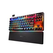 SteelSeries Apex Pro TKL Wireless Gen 3 - Wireless Gaming Keyboard - Adjustable Actuation Hall Effect Switches; Game-Ready Presets - Rapid Trigger, P