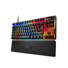 SteelSeries Apex Pro TKL Gen 3 - Gaming Keyboard - Hall Effect Switches; OmniPoint 3.0 - Adjustable Actuation - Game-Ready Presets - Rapid Trigger, P