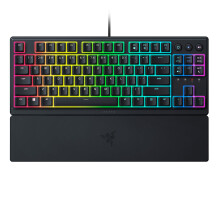 Razer Ornata V3 Tenkeyless - Compact Low Profile Gaming Keyboard (Mecha-Membrane Switches, UV-coated Keycaps, Backlit Dedicated Media Keys, Magnetic