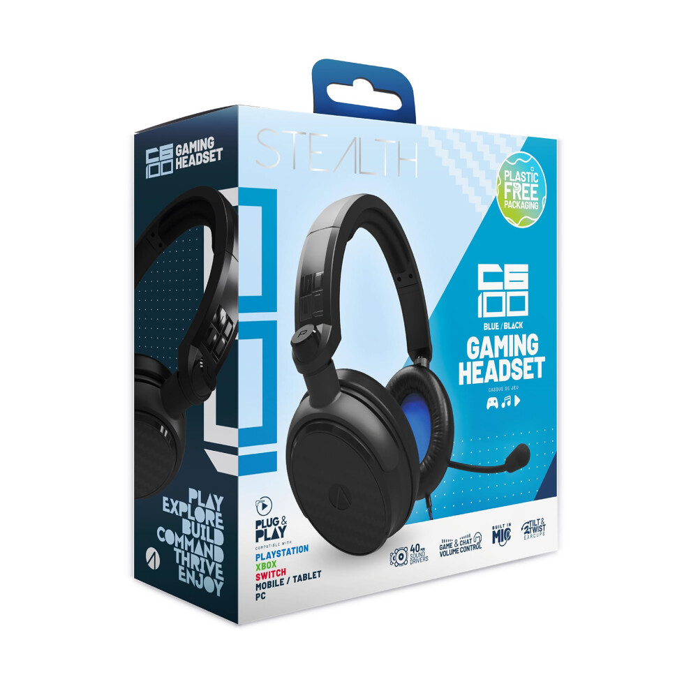 Stealth C6-100 Gaming Headset Blue 5006099489530