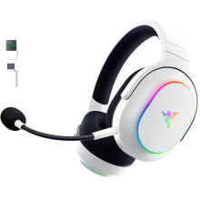 Razer Barracuda X Chroma - Wireless Multi-Platform Gaming Headset with 6 Zone Chroma RGB (SmartSwitch Hyperspeed & Bluetooth, 40mm Drivers, Detachabl