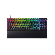 Razer Huntsman V3 Pro - Analog Optical Esports Gaming-Keyboard - Snap Tap - Rapid Trigger - Quick Onboard Adjustments - Multi-function Dial & Dedicat