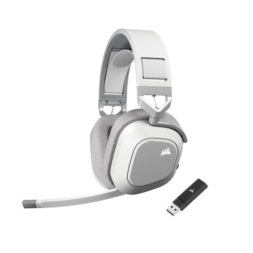 Corsair Corsair HS80 MAX WIRELESS Multiplatform Gaming Headset with Bluetooth – Dolby Atmos – Broadcast Quality Microphone – iCUE Compatible – PC, Mac