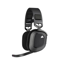 CORSAIR HS80 RGB WIRELESS Multiplatform Gaming Headset – Dolby Atmos – Omni-Directional Microphone – iCUE Compatible – PC, Mac, PS5, PS4 – C
