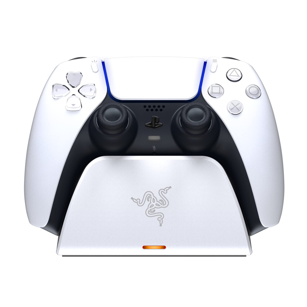 Razer Universal Quick Charging Stand - For Playstation 5 Dualsense Controller (Quick Charge, Curved Cradle Design, Powered By Usb, One-Handed Navigat 5007243375600