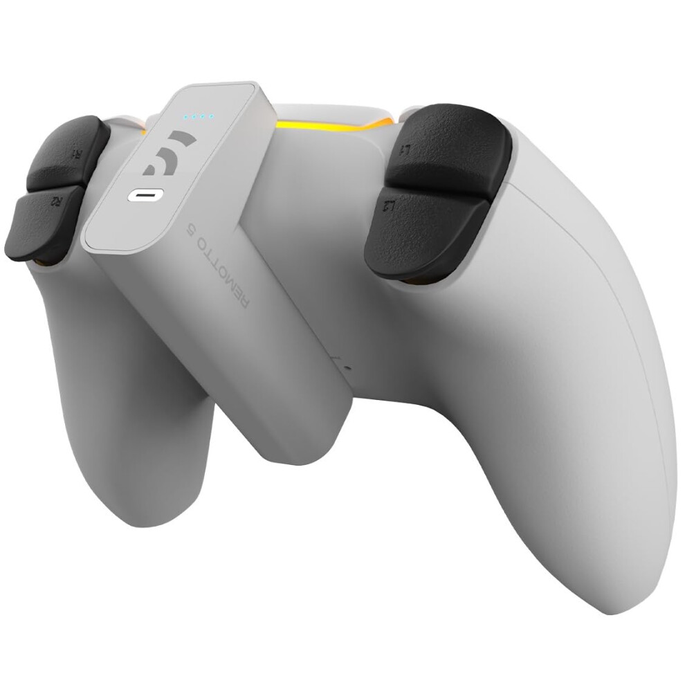 Remotto Ps5 Wireless Controller Charger - Portable Battery For Dualsense, Play While Charging - Long Lasting, 12 Hours Of Battery Life 5003035160720