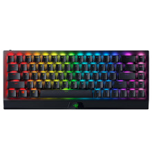 Razer BlackWidow V3 Mini HyperSpeed (Yellow Switch) - Wireless 65% Mechanical Gaming Keyboard (Silent Mechanical Switches, Phantom Keycaps, Bluetooth
