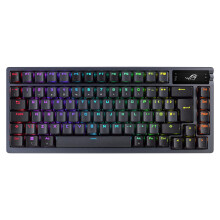 ASUS ROG Azoth 75% Wireless DIY Custom Gaming Keyboard, OLED display, Gasket-Mount, Three-Layer Dampening, Hot-Swappable ROG NX Red Switches & Keyboa
