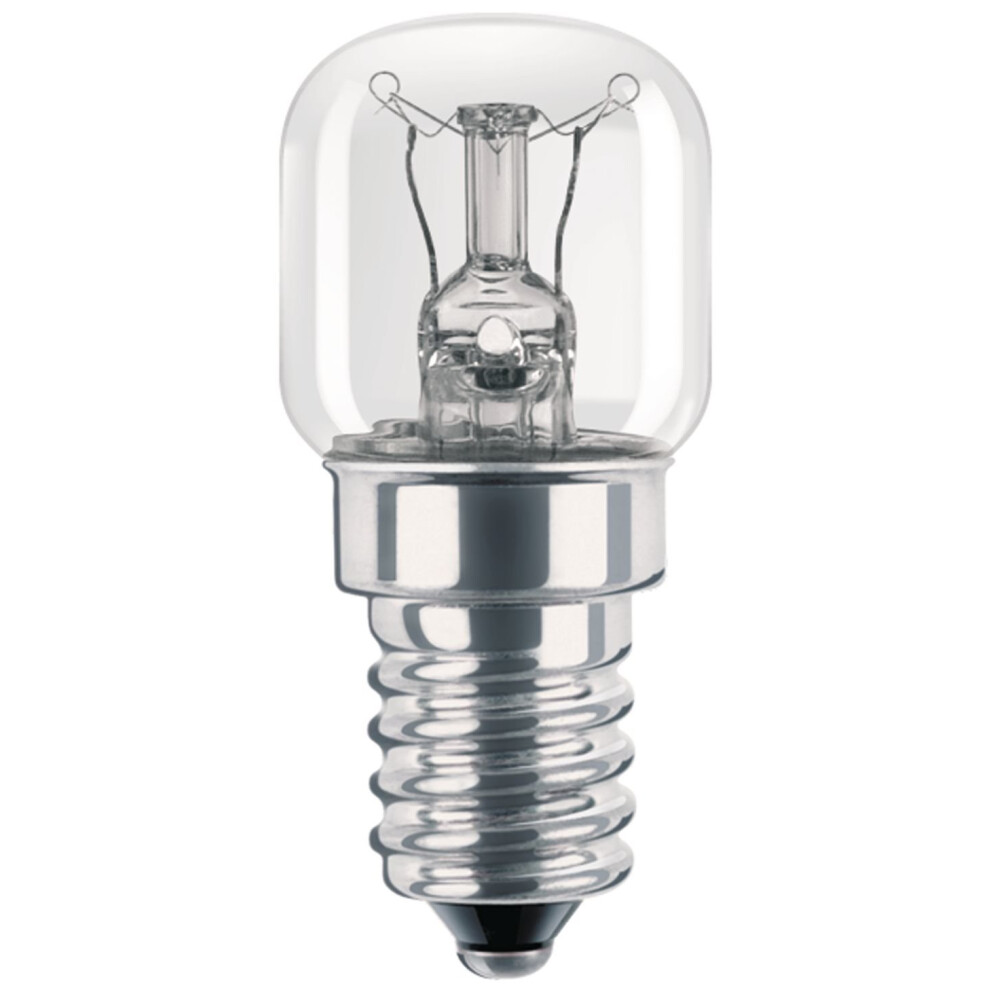 Philips 15W Oven Bulb 300C E14 Edison Screw 240V Glass Light