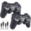 Sefitopher Wireless Controller for PS3, Bluetooth Gamepad with DualShock & Charging Cable, Compatible with PlayStation 3 (2XBlack) 1