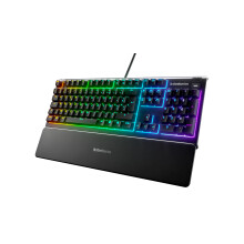 SteelSeries Apex 3 - RGB Gaming Keyboard - 10-Zone RGB Illumination - Premium Magnetic Wrist Rest - French AZERTY Layout