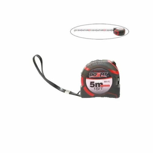 Flexômetro Softee Mille 3 m - preto/vermelho - TU