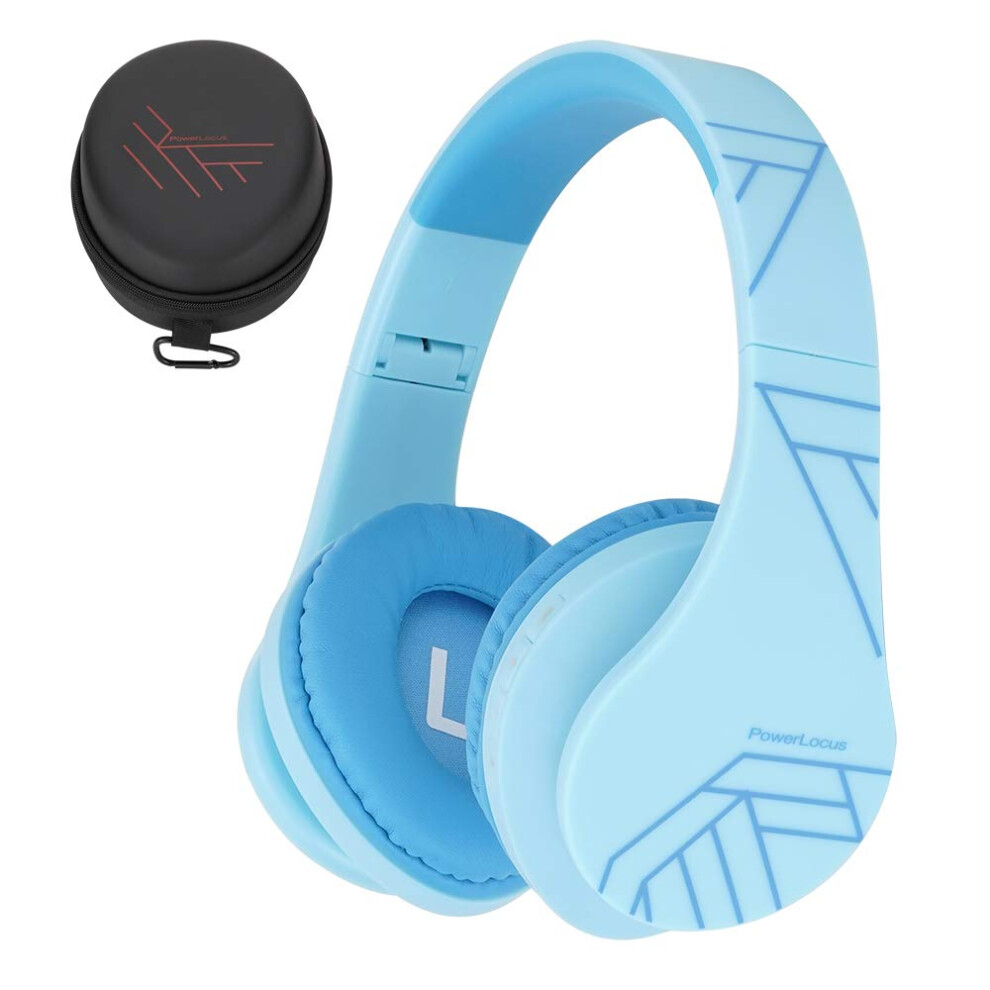 Powerlocus P2 Kids Headphones Wireless, Bluetooth Headphones For Kids Over Ear With Volume Limit 85Db, Built-In Microphone, Foldable, Carry Case, Mic 5006143718913