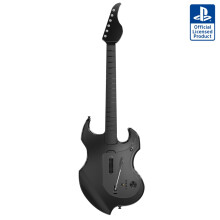 PDP RIFFMASTER Wireless Guitar Controller for PlayStation 5 and PlayStation 4, PS5/PS4, Rock Band 4, Audio Jack, Rechargeable Battery, Officially Lic