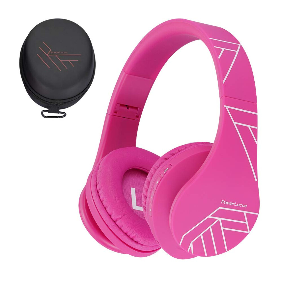 Powerlocus P2 Kids Headphones Wireless, Bluetooth Headphones For Kids Over Ear With Volume Limit 85Db, Built-In Microphone, Foldable, Carry Case, Mic 5006704317388