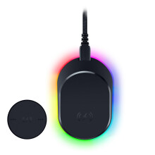 Razer Mouse Dock Pro & Charging Puck - Magnetic Wireless Charging Dock & Charging Module for Compatible Mice (Magnetic Dock with Charge Status RGB Li