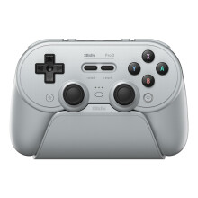 8BitDo Pro 3 Bluetooth Controller for Switch/Switch 2 – TMR Joysticks, Swappable ABXY Buttons, Pro Back Buttons, Charging Dock, Hall Effect Triggers