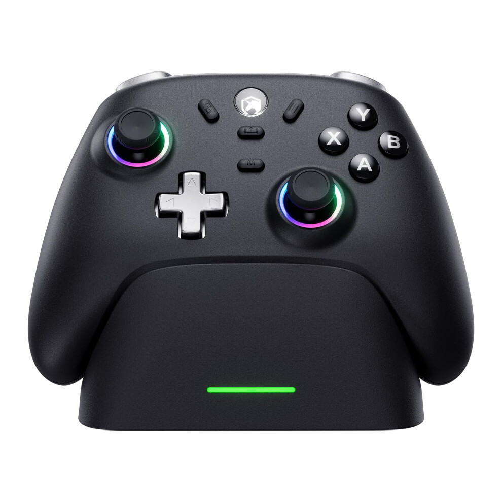 Echtpower Wireless Gaming Controller Pc - Hall Effect Joystick, 2.4G & Wired 1000Hz Polling Rate, 800Mah Battery, Adjustable Turbo/Vibration - For Pc 5005881491089