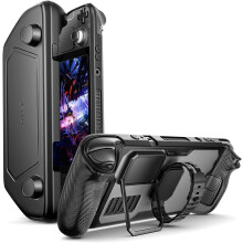 JSAUX ModCase Compatible with Steam Deck, PC0104 Modular Valve Accessories Include Protective Case, Face Cover, Metal Bracket and Strap - Basic Set