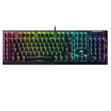 Razer BlackWidow V4 X (Green Switch) - Mechanical Gaming Keyboard Chroma RGB (Clicky Mechanical Switches, 6 Dedicated Macro Keys, Doubleshot ABS Keyc