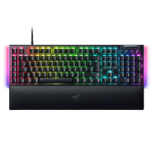 Razer BlackWidow V4 (Green Switch) - Mechanical Gaming Keyboard Chroma RGB (Clicky Mechanical Switches, 6 Dedicated Macro Keys, Doubleshot ABS Keycap