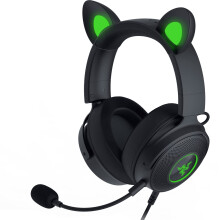 Razer Kraken Kitty Edition V2 Pro - Wired RGB Headset with Interchangeable Ears (Interchangeable Ears, Stream Reactive Lighting, TriForce Titanium 50