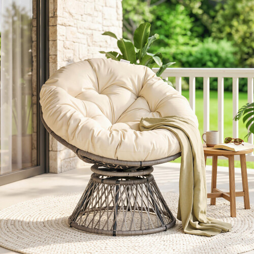 Outsunny Silla Giratoria Bicolor 87 x 97 x 86 cm 1