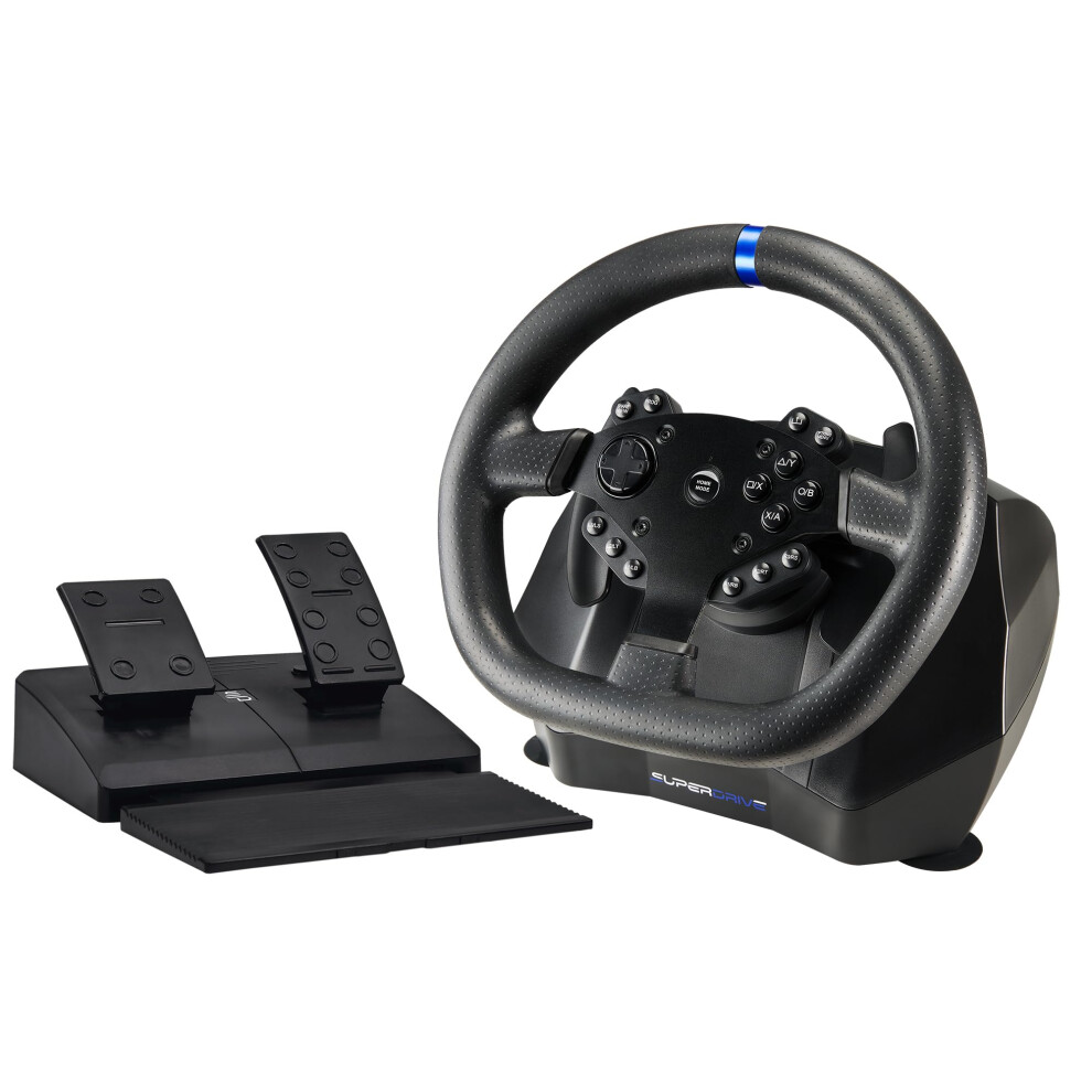Subsonic Superdrive - Sv950 Steering Wheel With Pedals And Paddles For Xbox Serie X/S, Ps4, Xbox One, Pc (Programmable For All Games) 5007848913672