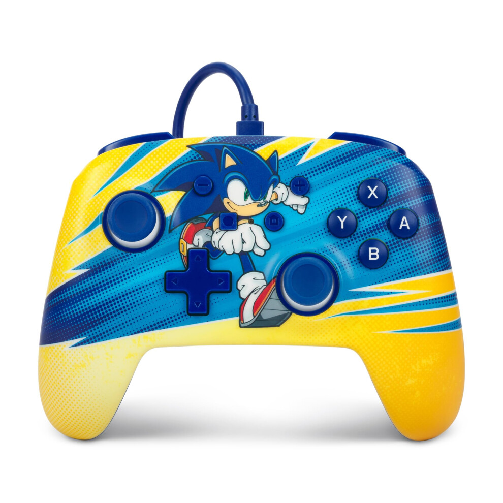 Powera Enhanced Wired Controller For Nintendo Switch And Oled Model, Advance Gaming Buttons, 3.5Mm Stereo Jack And Anti-Friction Rings, Officially Li 5009570474780