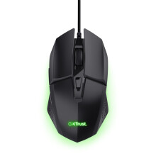 GXTrust 1109 Vylax Gaming Mouse with 6 Programmable Buttons, Advanced Software, Multicolour LED Lighting, 200-6400 DPI, 1.5m USB Cable, Illuminated R