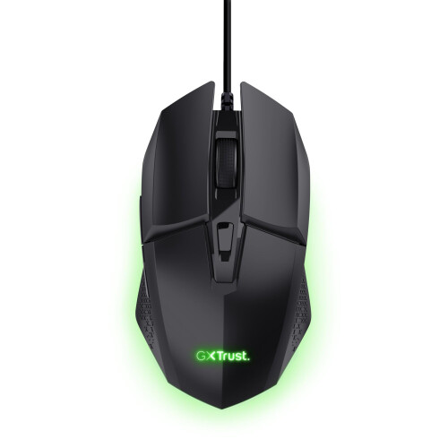 GXTrust 1109 Vylax Gaming Mouse with 6 Programmable Buttons, Advanced Software, Multicolour LED Lighting, 200-6400 DPI, 1.5m USB Cable, Illuminated R