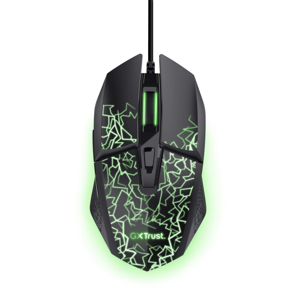 Gxtrust 1113 Vylax Led Gaming Mouse With 6 Programmable Buttons, Advanced Software, Multicolour Led Lighting, 200-6400 Dpi, 1.5M Usb Cable, Illuminat 5002043984380