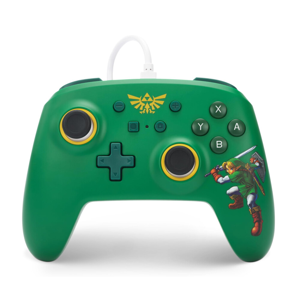 Powera - Officially Licensed Nintendo - Enhanced Wired Controller - The Legend Of Zelda - Hyrule Defender (Switch) 5001446272902