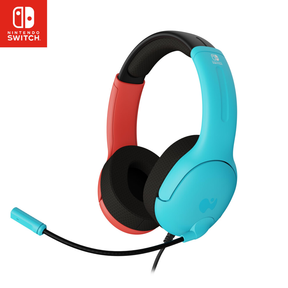 Pdp Gaming Lvl40 Stereo Headset With Mic For Nintendo Switch - Pc, Ipad, Mac, Laptop Compatible - Noise Cancelling Microphone, Lightweight, Soft Comf 5003761050944