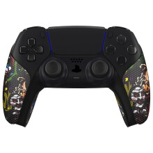 eXtremeRate PlayVital Anti-Skid Sweat-Absorbent Controller Grip for ps5 Controller, Professional Textured Soft Rubber Pads Handle Grips for ps5 - Sca