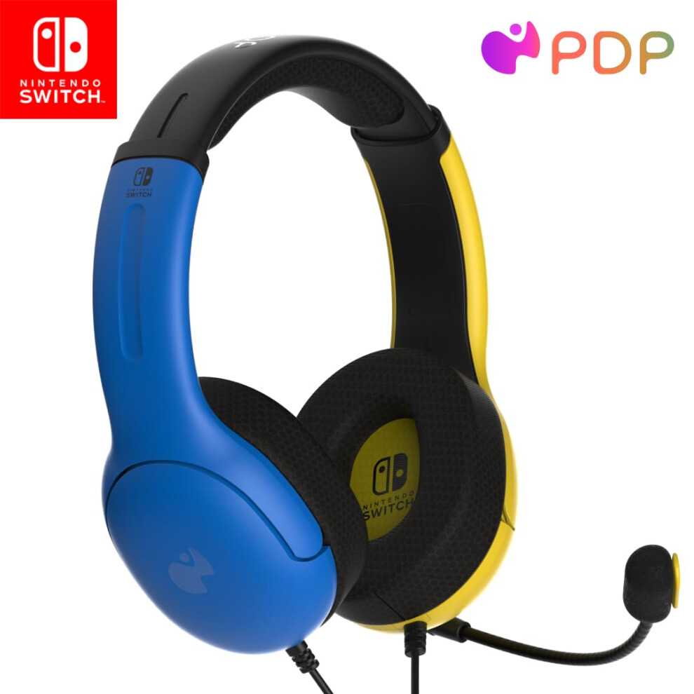 Pdp Gaming Lvl40 Stereo Headset With Mic For Nintendo Switch - Pc, Ipad, Mac, Laptop Compatible - Noise Cancelling Microphone, Lightweight, Soft Comf 5005523010845