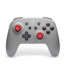 PowerA Wireless Controller for Nintendo Switch - Retro Grey, Nintendo Switch - OLED Model, Nintendo Switch Lite, Gamepad, game controller, Bluetooth
